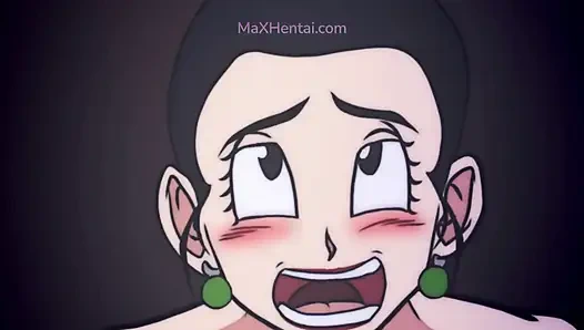 Gangbang klub malam: cewek semok chichi dientot habis-habisan di semua lubang (anime kartun)