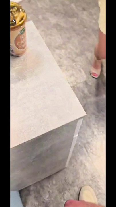 Spontaneous blowjob in the furniture store | Clip 1