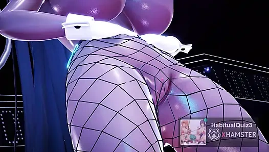 MMD R18 Karin Ah да трах сисек с жестким дилдо, 3D хентай