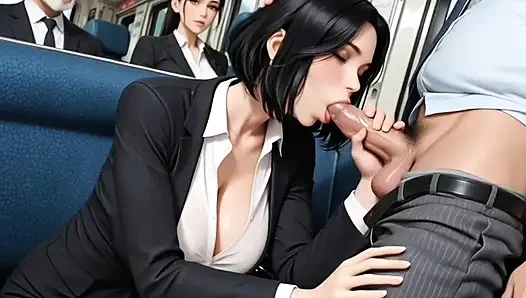 Big tits office woman get fucked by old man boss for doing the job recruitment