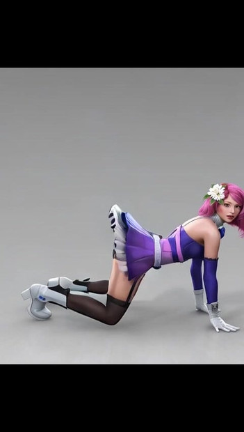 Aksi gerakan ciuman gerakan kaki kaki yang sejuk