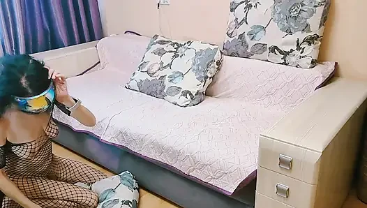 Tight anal and stretched pussy in a sexy wife