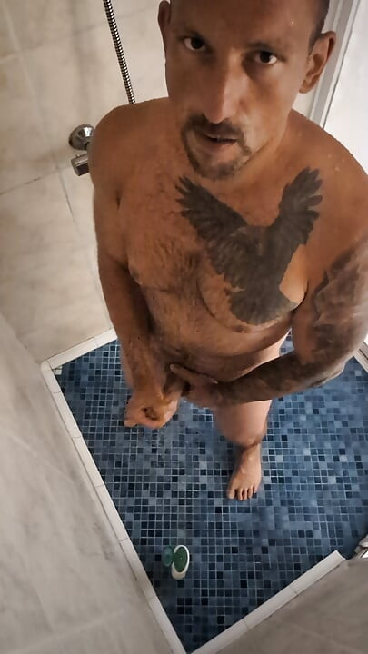 A shower in Playa Honda - Murcia