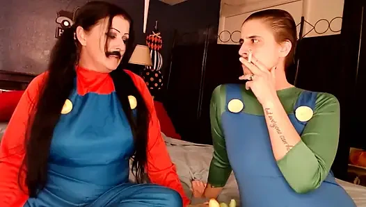 Halloween Cosplaying Smoke Break