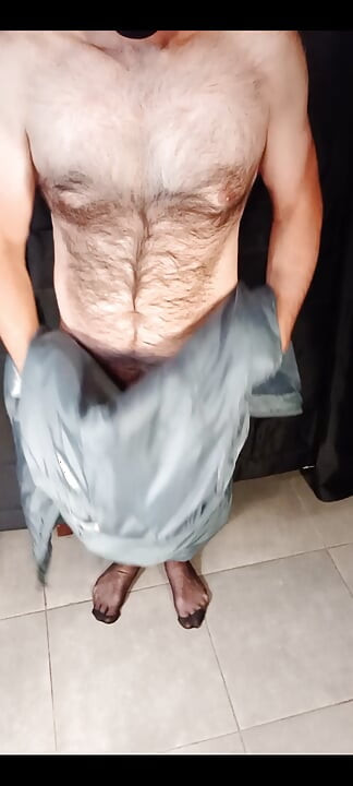 Fucking the lining of her sweet puffercoat
