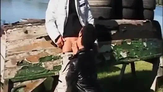 Wild Shower Fuck and Outdoor Gangbang Compilation