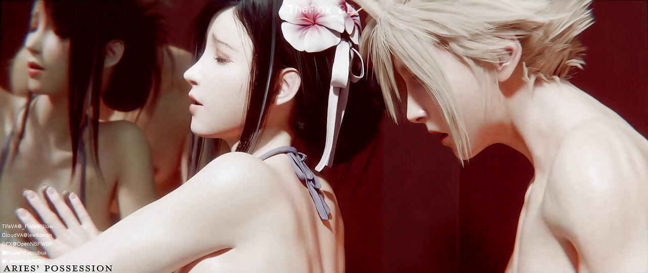Final Fantasy 7 FF7 - Tifa + Aerith All Work 2025 WM Full Color Grading (Sound) By Aries' Possession Animation 3D Hentai