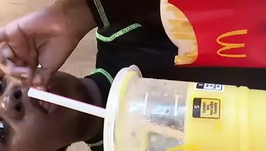 Public McDonald's Mukbang