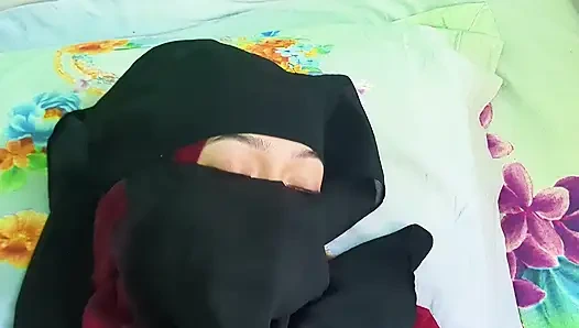 Happy time spent with a student in an empty house