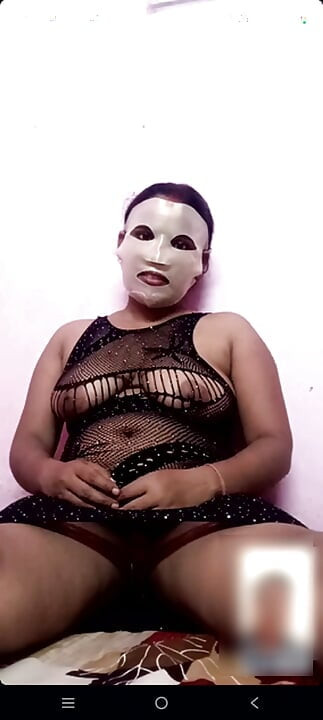 Showing off the guard and the bad and the boozy on the video call