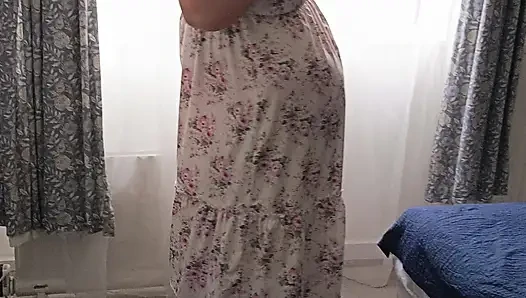 Real Big ass Milf gets undressed for BBC Lover. Interracial naughty play.