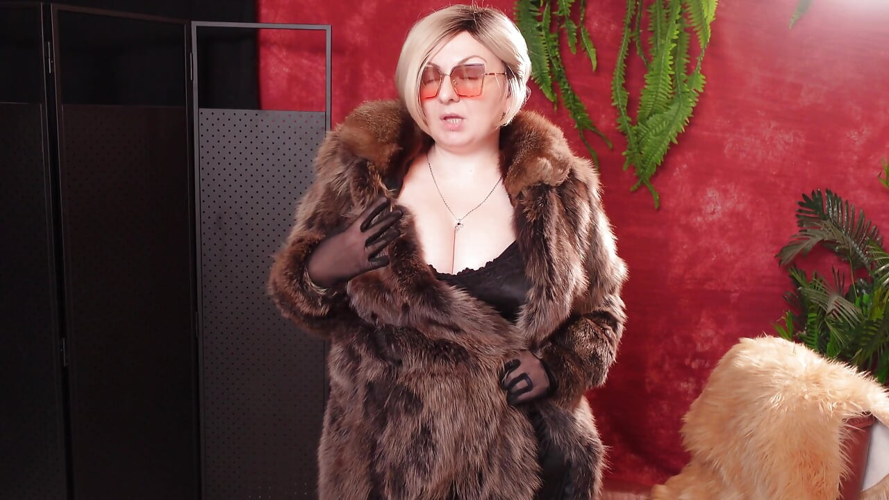 My Hot Fur Coat Collection - Part 1 - Fetish MILF Arya Grander