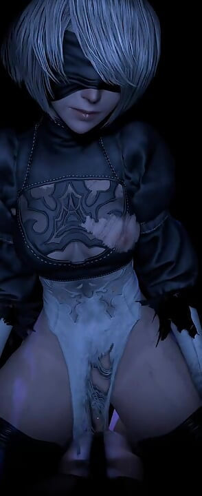 2B Cosplay Lap Dance POV