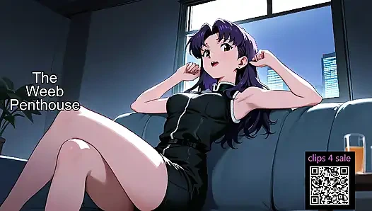 Misato Katauragi from Evangelion- BDSM Slave