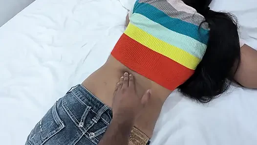 Helping My Sick Stepsister Relax with a Gentle Massage and then I Fucked her