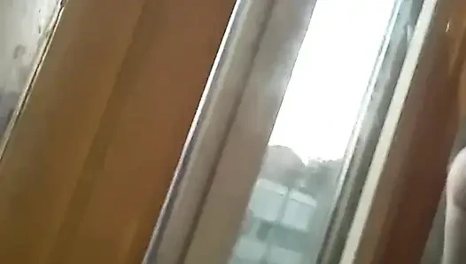 Cock Stuck Into the Window and Fuck Me
