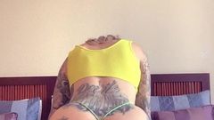 Sabrina Sawers обнаженная, татуированная, сексуальная, горячая большая задница, большие сиськи
