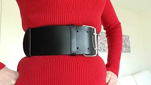 Широкие тугие ремни, часть 77, леди Виктория Валенте