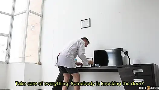 I FUCK MY BOSS'S DAUGHTER BEHIND HIS BACK IN HIS LABORATORY.