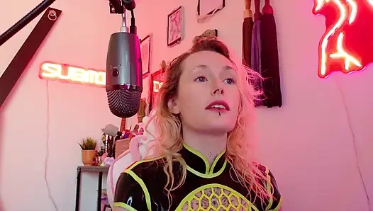 Kadın egemenliği ritüeli itaatkar itaat ve kontrol