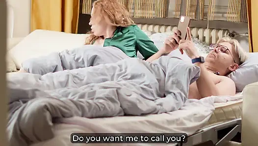 Step Mom's Share Bed Tease Backfires! Stepson Fucks Stuck MILF!