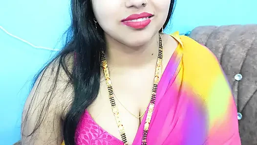 My husband was not at home, I got my brother-in-law to fuck me (Hindi voice)
