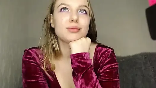 Bbw jucielussie in stockings sexy fingering pussy