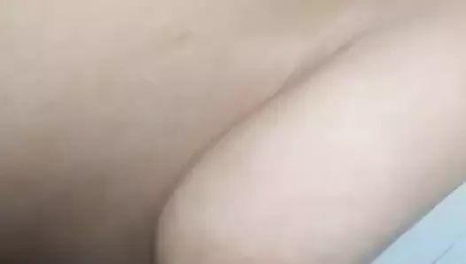A friend playing with my tit