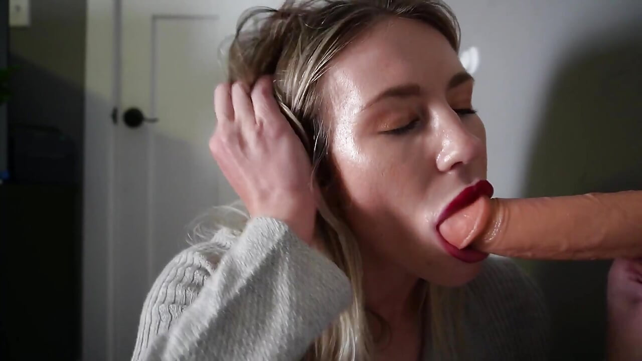 Step-stepmom Sucks Her Step-sons Cock at a Gloryhole Part Two