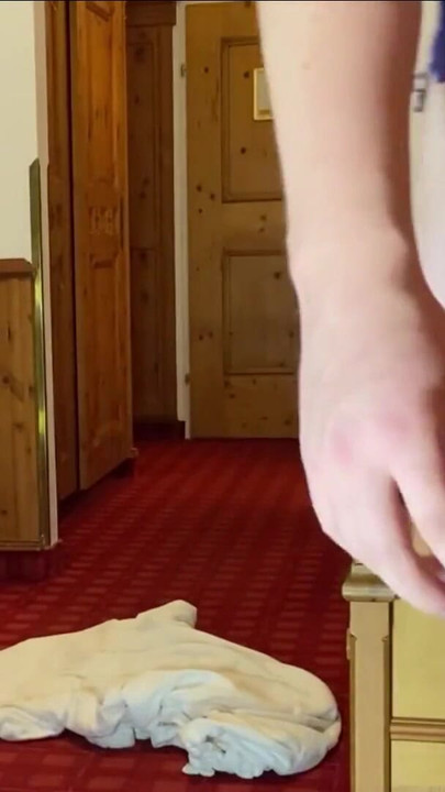 Jaw-dropping moment from "Practising my shemale public sauna flashes in my hotel room"