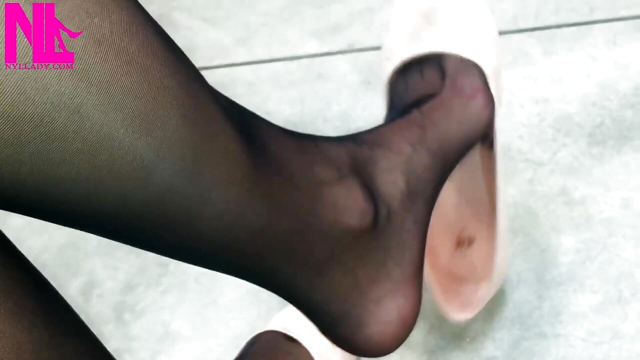 Dangling in Rose Ballet Flats in a Store
