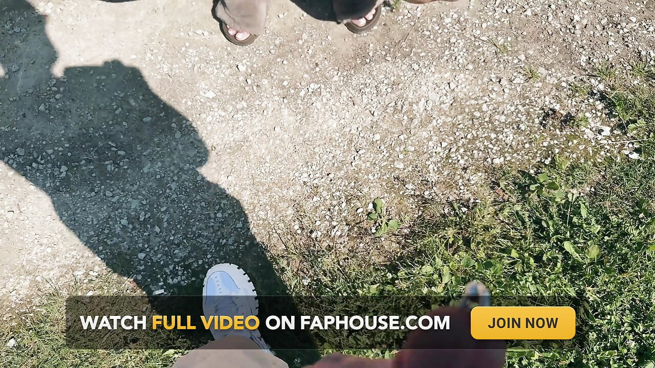 Risky Outdoor Fuck - Ass Eating, Pussy Play, Hard Fucking, Blowjob & Cumswap