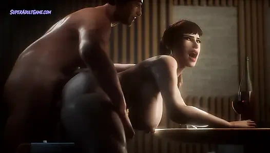 Meine stiefmutter ist eine vollbusige, geile milf - sie wird mich nicht gehen lassen, ohne ihren riesigen arsch zu ficken - 3D realistisch