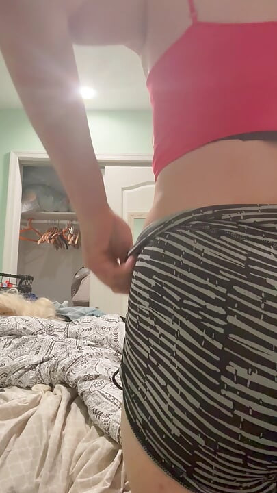 Sissy changing outfits
