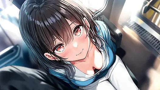 Spanish Hentai JOI - Naughty masturbates you on the Japanese train.