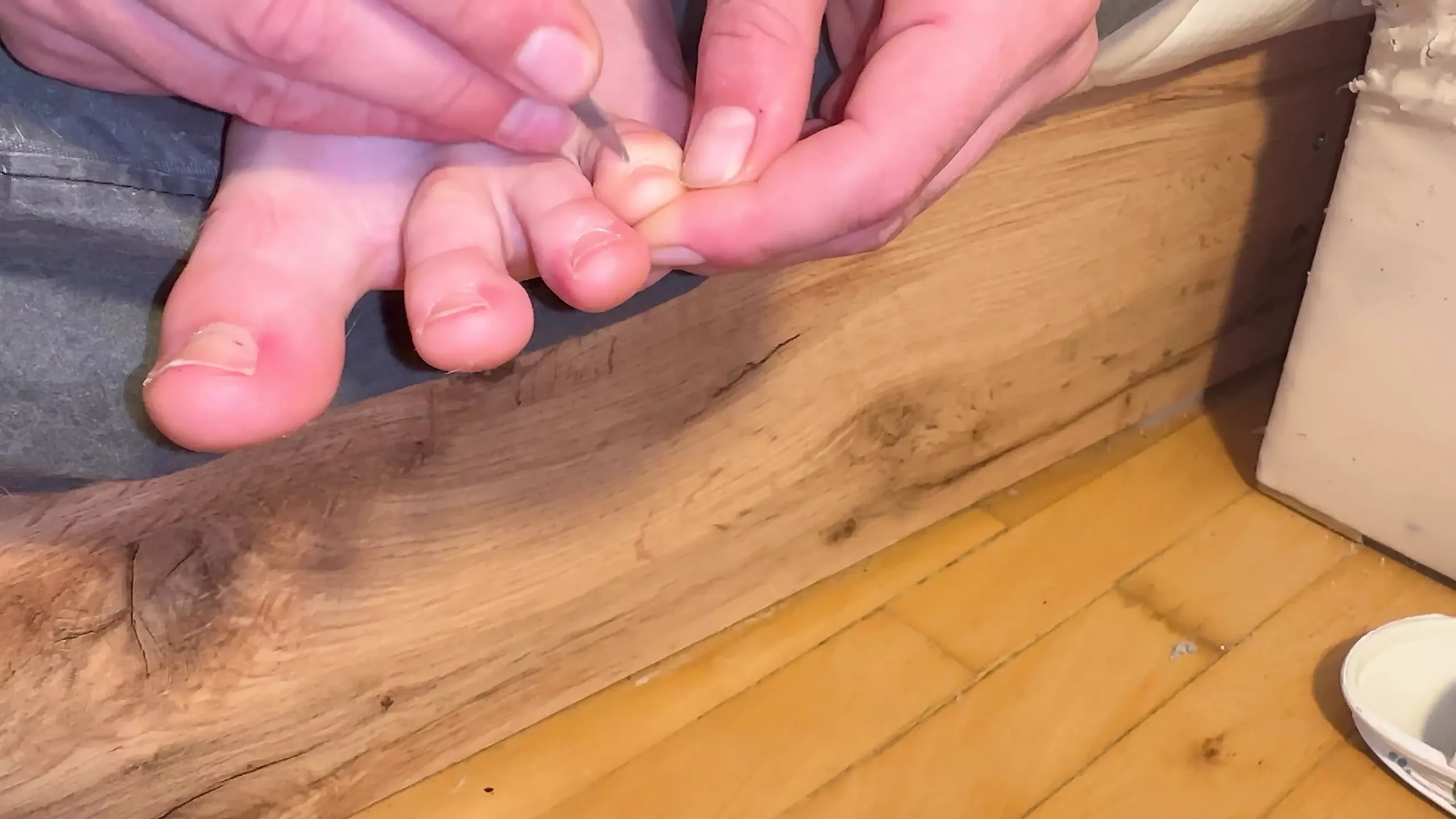 Self pedicure 4k