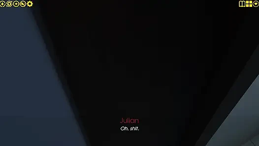 Мое удовольствие 10: Джулиан наблюдает Julia пальцами, киска стонет его имя, сиськи на кухне