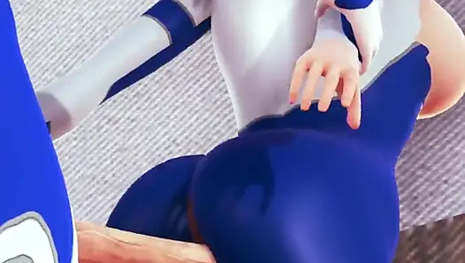 Invisible Woman Is Getting Fucked with Elastic Dick. Parody