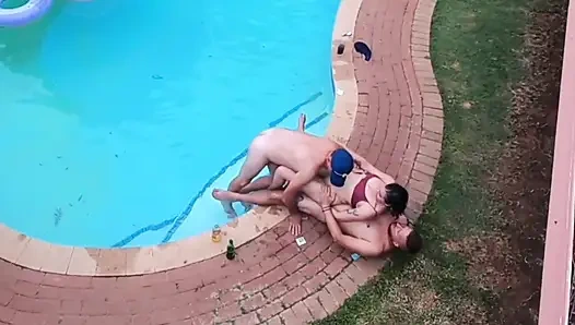 Drone'mla uçarken komşularımı sikişirken yakaladım