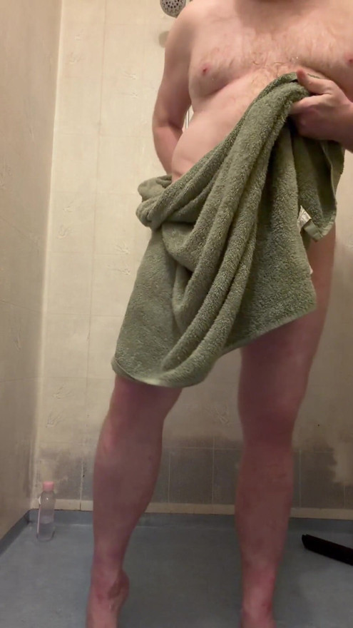 ASMR Man taking ordinary shower | Clip 3