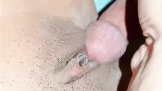 Virgin pussy can't take in site small hole