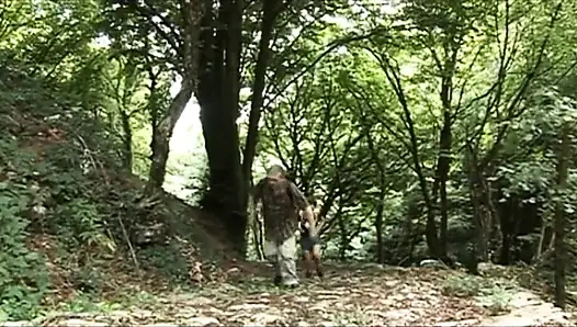 Dirty old pig bangs a cute teen