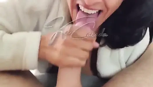 She Sucked Me with Such Passion That I Came in the Married MILF's Mouth