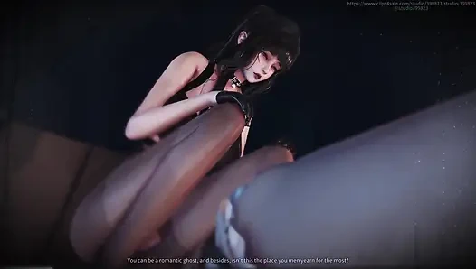 B040 Asian Beauty a Man Was Shrunk by Two Beauties and Used as a Dildo and Piston