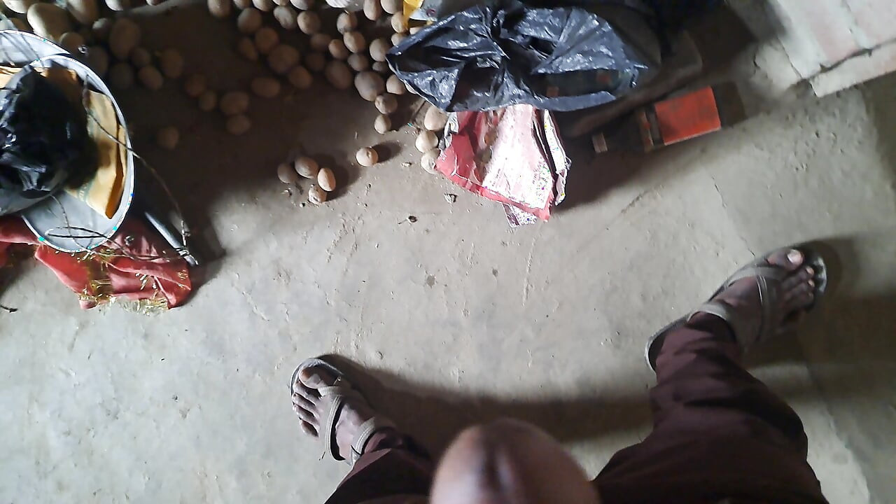 Indisches dorf desi alter mann koch und masturbation
