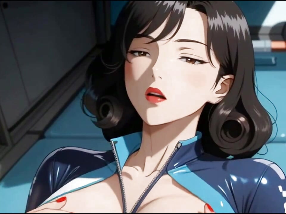Futanari rides a cock
