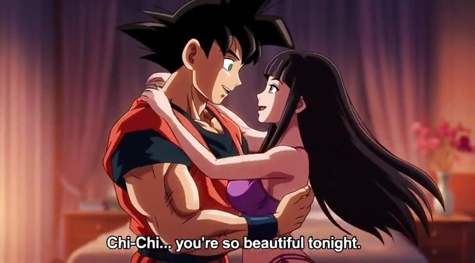 Goku seduce his pregnant wife for doing anal first time