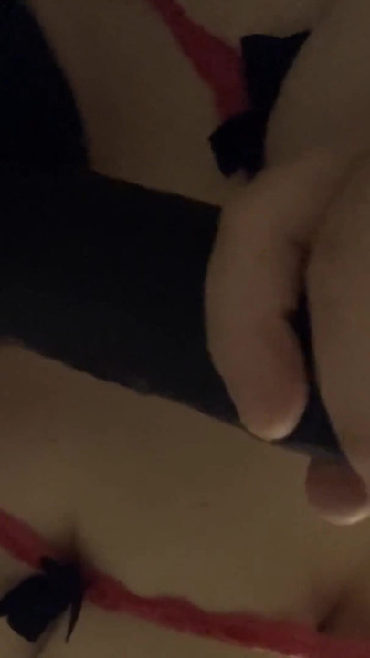 Squeezing My Big Boobs Sucking My Dildo Wand Stimulation Orgasm