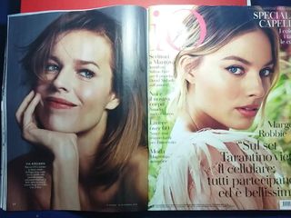 Eva Herzigova, Margot Robbie doppelt im Magazin