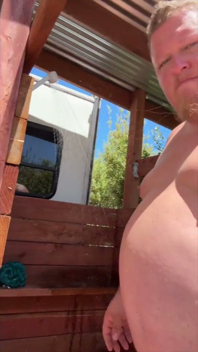 Blue Collar Daddy Yard Work Piss and Cum | Clip 2